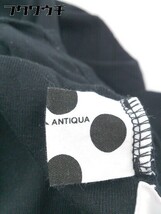 ◇ antiqua アンティカ 長袖 Tシャツ カットソー サイズL ブラック レディース_画像4