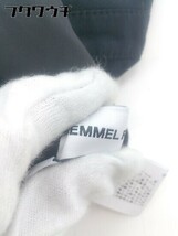 ◇ EMMEL REFINES エメルリファインズ 半袖 ロング ワンピース サイズS ネイビー レディース_画像4