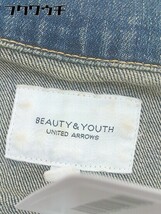 ◇ BEAUTY & YOUTH UNITED ARROWS 長袖 デニム ジャケット Gジャン サイズM インディゴ レディース_画像4