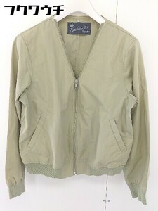 ◇ URBAN RESEARCH Sonny Label サニーレーベル ジップアップ 長袖 ジャンバー ブルゾン サイズ38 ベージュ系 レディース