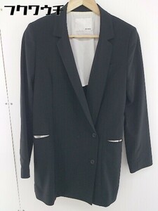 * MOUSSY Moussy single 2B long sleeve jacket size 1 black lady's 