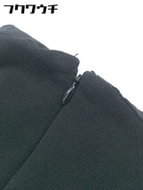 ◇ URBAN RESEARCH ROSSO バックジップ スリット 膝下丈 フレア スカート サイズ36 ブラック レディース_画像6