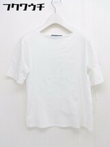 ◇ SAINT JAMES セントジェームス フランス製 半袖 Tシャツ カットソー サイズF 1PGE ホワイト レディース_画像2