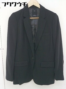 * * AZUL BY MOUSSY azur bai Moussy single 1B long sleeve tailored jacket size S black lady's 