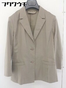 ◇ PROPORTION BODY DRESSING 2B シングル 長袖 テーラードジャケット ブレザー サイズ 4 ベージュ レディース