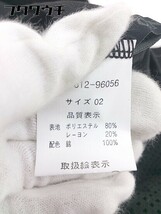 ◇ CYNICAL シニカル 七分丈 サブリナ ワイド パンツ サイズ02 ブラック レディース_画像5