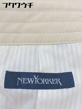 ◇ NEWYORKER ニューヨーカー 長袖 ジャケット サイズ9AR ベージュ レディース_画像4