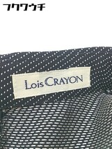 ◇ ◎ Lois CRAYON ロイスクレヨン 総柄 半袖 膝下丈 ワンピース サイズM ブラック レディース_画像4
