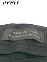 ◇ nano universe ナノ ユニバース ストレッチ パンツ サイズS ブラック レディース_画像4