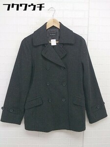 # HusHusH HusHush длинный рукав пальто размер 2 черный женский 