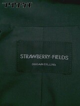 ◇ ◎ STRAWBERRY FIELDS ストロベリーフィールズ 1B 七分袖 テーラードジャケット ブラック レディース_画像5