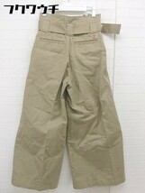 ◇ ◎ Dickies × Spick & Span ベルト付き ハイウエスト ワイドパンツ チノパン サイズ 36 ベージュ レディース_画像3