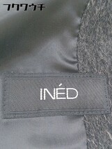 ■ INED イネド フェイクファー 長袖 コート サイズ2 ブラック レディース_画像4
