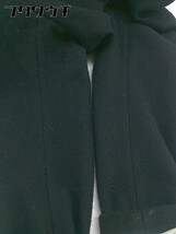 ■ Tiara ティアラ 長袖 ノーカラー コート サイズ2 ブラック レディース_画像8