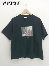 ◇ FREAK'S STORE フリークスストア AUTOMOAI オートモアイ 半袖 Tシャツ カットソー サイズM ブラック レディース_画像1