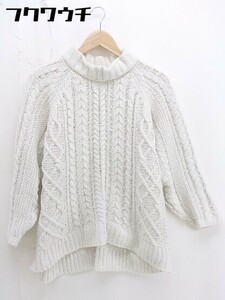 * Sonny Label Sunny lable URBAN RESEARCH long sleeve knitted sweater size F eggshell white lady's 