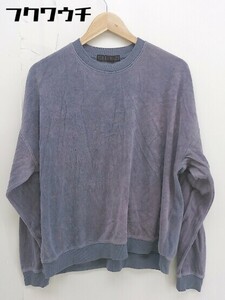 ◇ SENSE OF PLACE URBAN RESEARCH 長袖 フリース トレーナー サイズ M パープル レディース