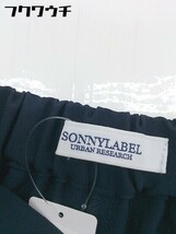 ◇ Sonny Label サニーレーベル URBAN RESEARCH サイドジップ ウエストゴム ガウチョパンツ サイズ38 ネイビー レディース_画像4