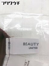 ◇ BEAUTY & YOUTH ビューティアンドユース UNITED ARROWS 長袖 ブラウス カットソー ボルドー系 レディース_画像4