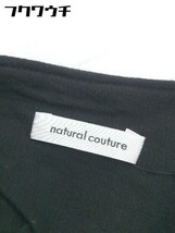 ◇ natural couture ナチュラルクチュール ノースリーブ ロング ワンピース サイズF ブラック レディース_画像4