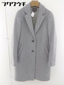 ■ Demi-Luxe BEAMS デミルクス ビームス 長袖 チェスター コート サイズ38 グレー系 レディース