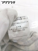 ◇ ◎ URBAN RESEARCH DOORS チェック 長袖 シャツ ブラウス サイズ38 アイボリー ネイビー系 レディース_画像9