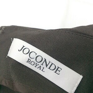 ◇ ◎ JOCONDE ROYAL ジョコンダ ロイヤル タグ付き 定価5.9万円 半袖 ロング ワンピース サイズ40 ブラウン レディースの画像4