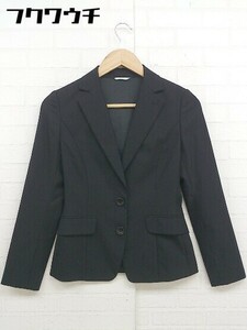 ◇ PERSON'S パーソンズ 2B 長袖 スーツ ジャケット ブレザー サイズ 5 ブラック レディース