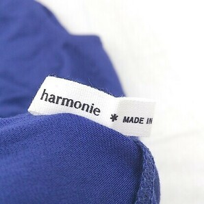 ◇ ◎ harmonie アルモニ タグ付き ノースリーブ ブラウス カットソー ブルー系 レディースの画像5