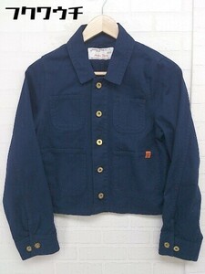 ◇ UNIVERSAL OVERALL × Another Edition UNITED ARROWS 長袖 ワーク ジャケット サイズF ネイビー レディース