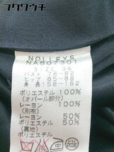◇ NOLLEY'S ノーリーズ デザイン ノースリーブ 膝丈 ワンピース サイズ36 ブラック レディース_画像8