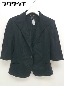 * INDIVI Indivi 1B. минут рукав tailored jacket размер 40 черный женский 