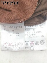 ◇ ◎ ef-de エフデ インナー 付け衿付き 長袖 ミニ ワンピース サイズ9 ブラウン系 レディース_画像6