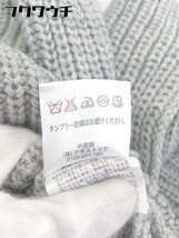 ◇ JEANASIS ジーナシス Vネック 長袖 ニット セーター サイズ F グレー レディース_画像6