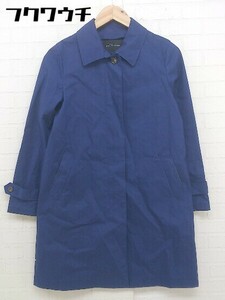 ◇ green label relaxing グリーンレーベルリラクシング UNITED ARROWS 長袖 コート サイズ40 ブルー系 レディース