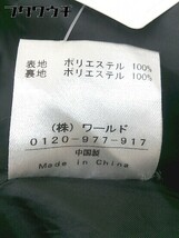 ■ OZOC オゾック チェック 長袖 コート サイズ 38 ブラック ホワイト レディース_画像5