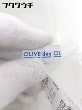 ◇ ●美品● ◎ OLIVE des OLIVE タグ付き チェック ティアード 長袖 ミニ ワンピース サイズF グリーン レディース_画像4