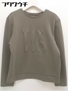 ◇ wb ダブルビー MOGA 長袖 Tシャツ カットソー ブラウン系 レディース