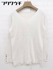 ◇ PATTERN TORSO パターントルソ antiqua 長袖 カットソー サイズL ベージュ系 レディース