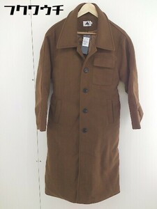 # * прекрасный товар * * ABITOKYOabito-kyo- с биркой длинный рукав пальто размер L Brown женский 