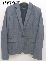 ◇ green label relaxing UNITED ARROWS 1B シングル 長袖 テーラードジャケット サイズ38 グレー系 レディース_画像2