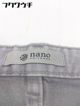 ◇ nano universe ナノユニバース ストレッチ デニム ジーンズ パンツ サイズ36 グレー レディース_画像4