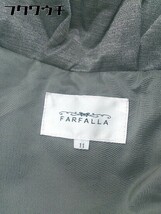 ◇ FARFALLA ファルファーラ 中綿 ジップアップ 長袖 ダウンコート サイズ 11 グレー レディース_画像4