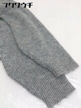 ◇ URBAN RESEARCH ITEMS ハイネック 長袖 膝下丈 ニット ワンピース サイズ ONE グレー レディース_画像8