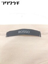 ◇ URBAN RESEARCH ROSSO ウール ニット 長袖 セーター サイズ F ベージュ レディース_画像4