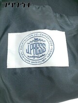 ◇ J.PRESS Jプレス バックジップ スリット 膝丈 タイト スカート サイズ9 ブラック レディース_画像4