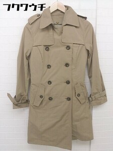 # * et vousevu- liner attaching sleeve belt long sleeve trench coat size 36 beige lady's 