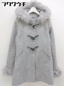 # LIP SERVICE Lip Service fake fur long sleeve duffle coat size M gray lady's 