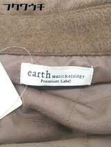 ◇ ◎ ●未使用● earth music&ecology タグ付き 中綿 長袖 CPO ジャケット サイズ F ブラウン レディース_画像4