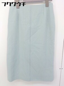 * * NATURAL BEAUTY BASIC tag attaching knees under height tight narrow skirt size M green group lady's 